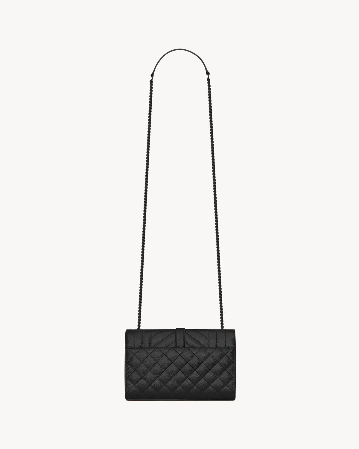 YSL Envelope Small in Quilted Grain De Poudre Embossed Leather - Image 4